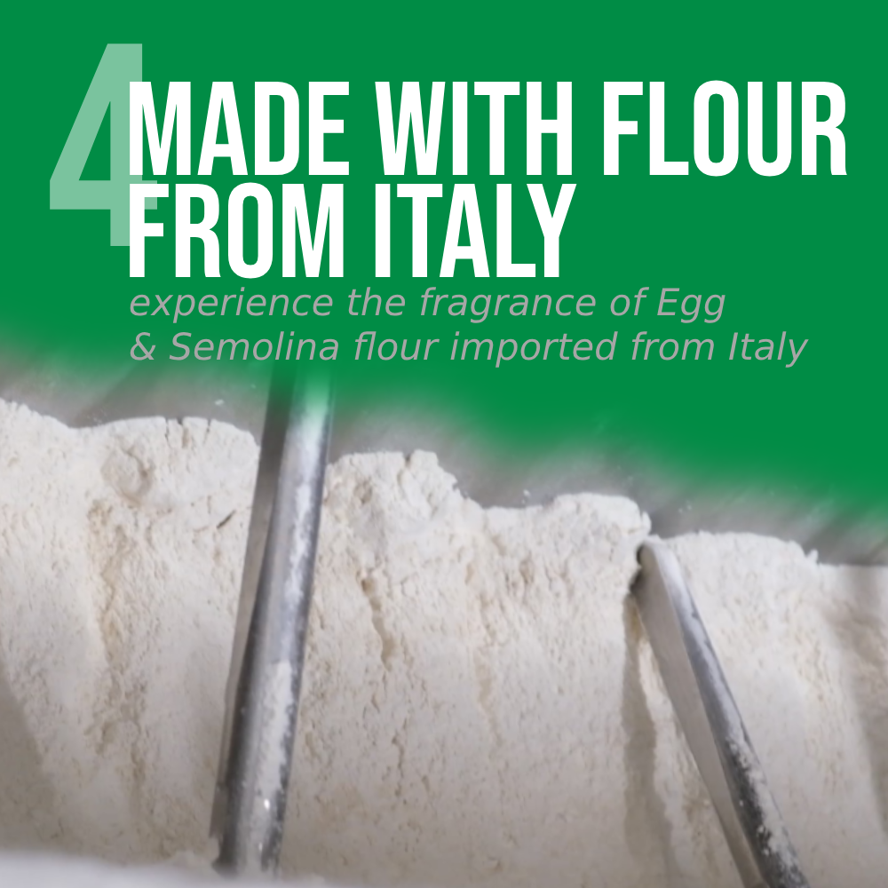 Twirlee Fresh Pasta Malfade (Freshly made with flour from Italy) 2x120g