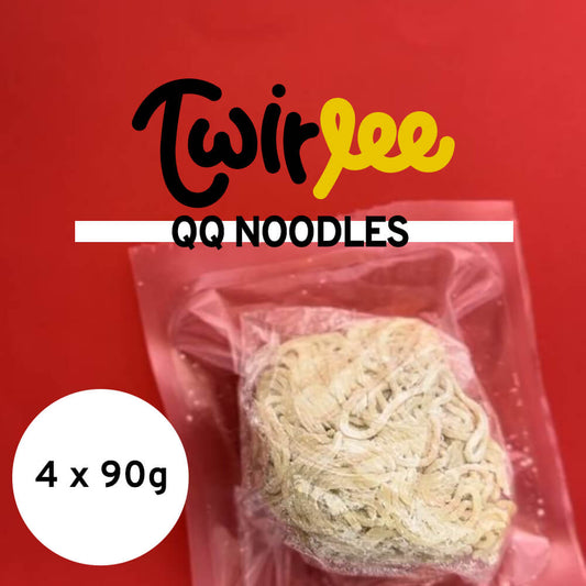 Twirlee QQ Noodles 4x90g (Fresh Noodles Made in Singapore No MSG No Preservatives)
