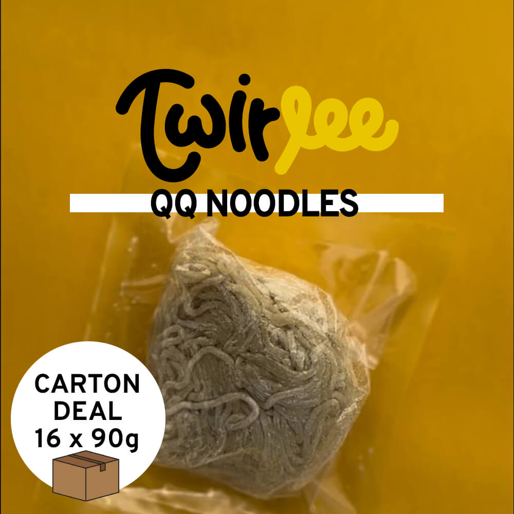 Twirlee QQ Noodles 16x90g (Fresh Noodles Made in Singapore No MSG No Preservatives)
