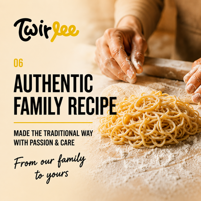 Twirlee QQ Noodles 16x90g (Fresh Noodles Made in Singapore No MSG No Preservatives)