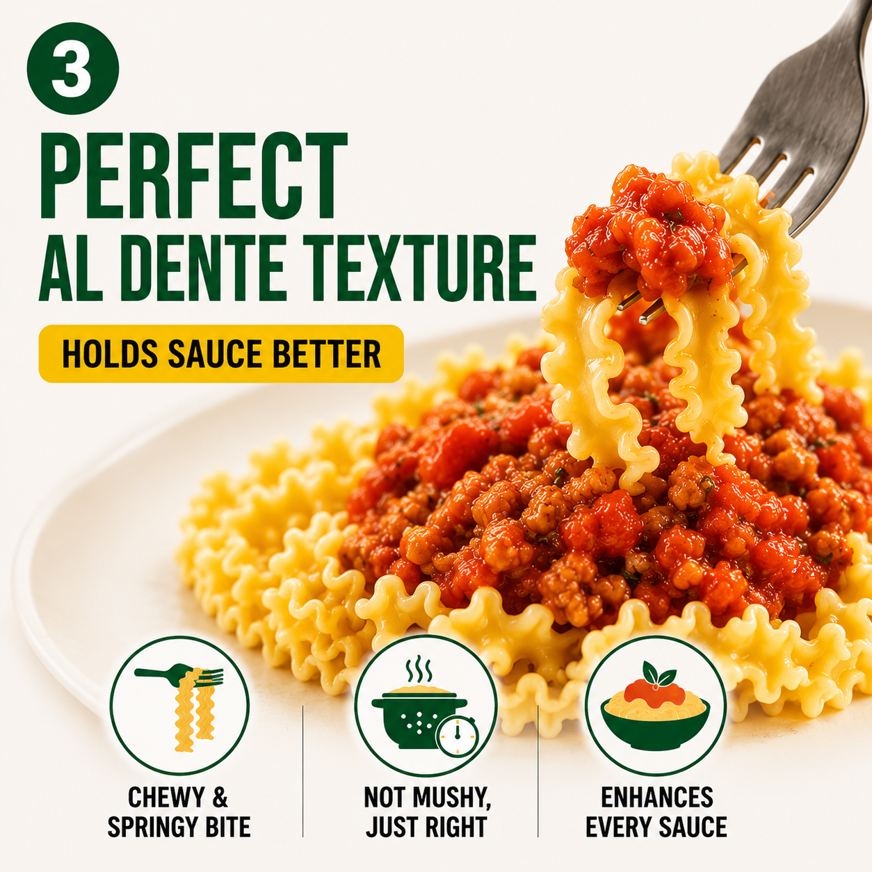 Twirlee Fresh Pasta Mafalde (Freshly made with flour from Italy) 2x120g