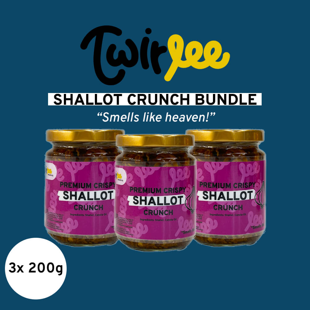 Twirlee Premium Crispy Shallot Crunch 200g Bundle of 3